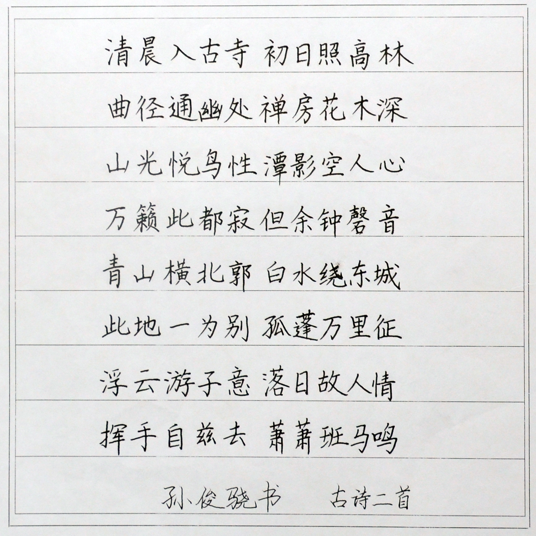 姓名：孙俊骁